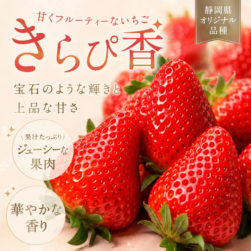 【先行予約/数量限定】希少いちご！名産地 伊豆のきらぴ香（約400g×2パック）