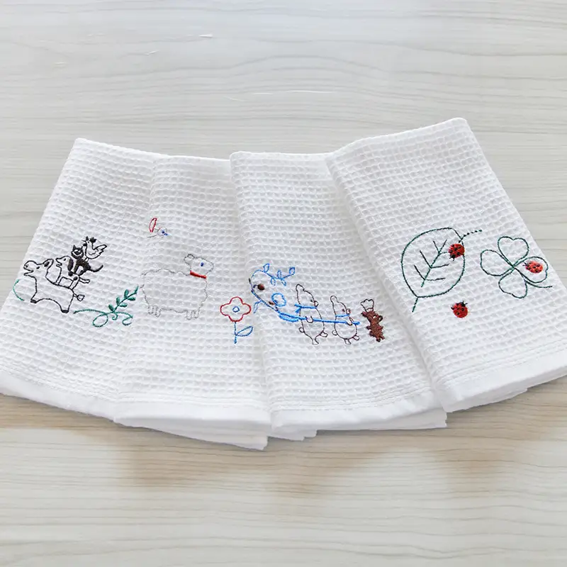 シンジカトウ「ふきぴか キッチンタオル（刺繍）」セット