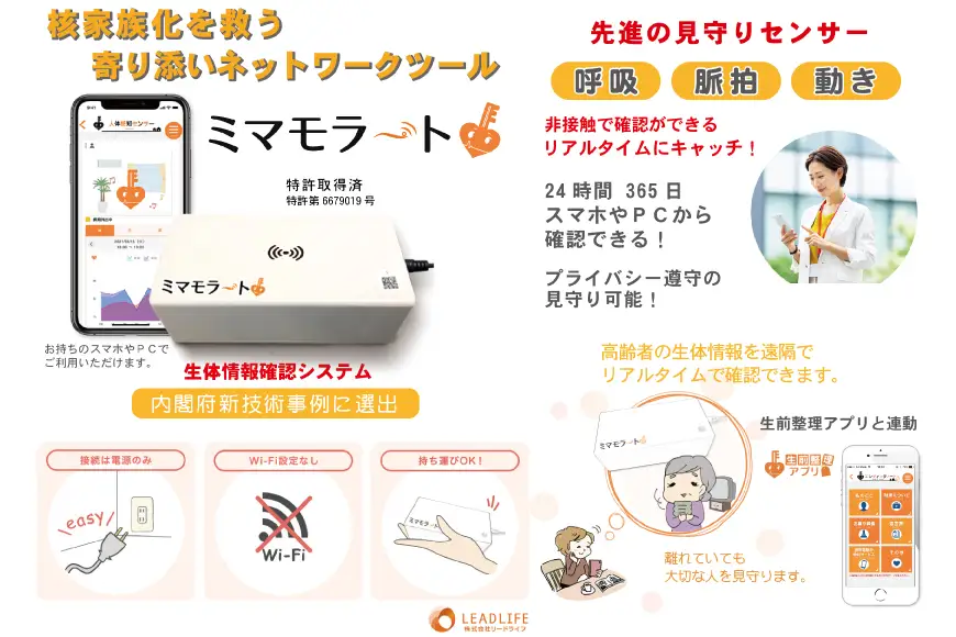 見守り センサー ミマモラート 本体 1個