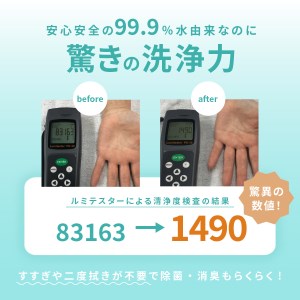 【アルカリ電解水】富士山の伏流水でつくったナチュラルウォータークリーナー やますい(ミニセット) 