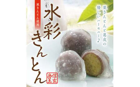 御菓子処信玄堂 「栗きんとん使用」水彩きんとん15個入 F4N-1973