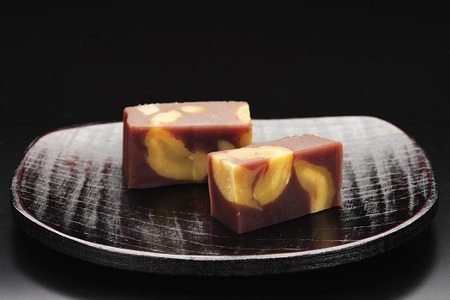 【ふるさと納税限定】中津川栗きんとん10個・栗蒸し羊羹1本・お茶セット 御菓子司美濃屋 F4N-3082