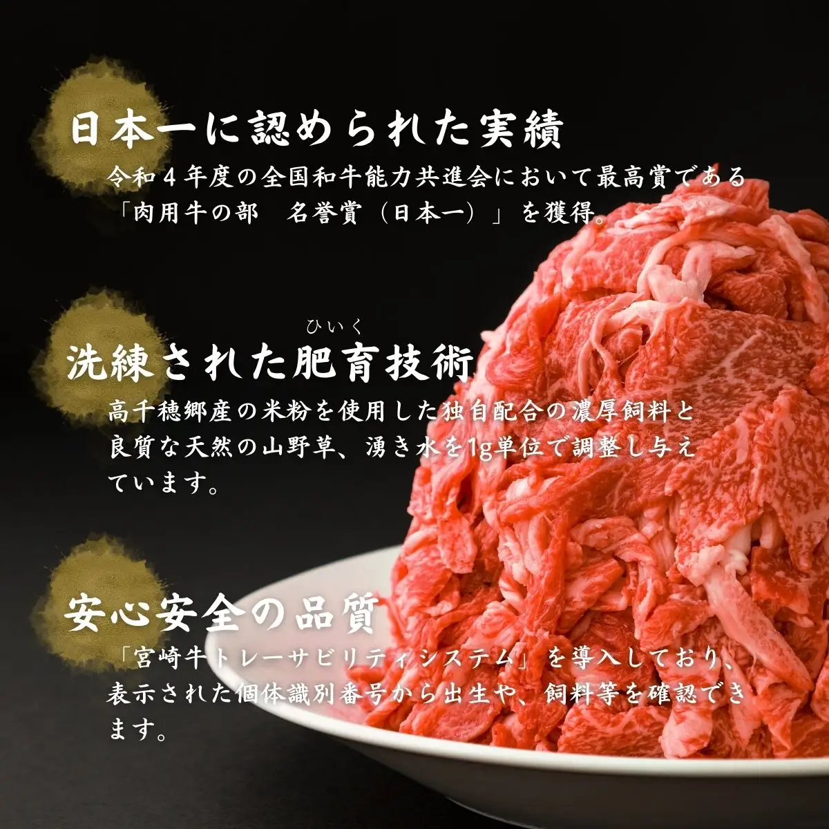 宮崎県産黒毛和牛A4等級以上 高千穂牛細切れ 800g 高千穂牛 細切れ 牛肉 肉 お肉 牛こま切れ肉 こま切れ肉 国産牛 ブランド牛 和牛 国産牛肉 国産 普段使い パック 小分け 冷凍 料理 牛丼 野菜炒め 肉じゃが 使い勝手 グルメ _Tk002-021