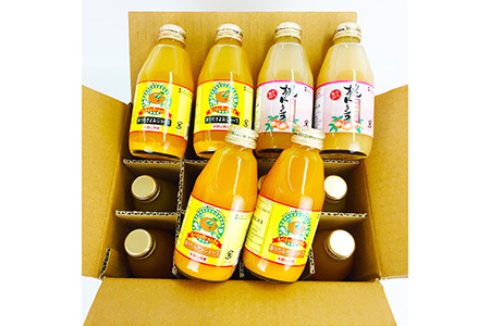 売り切れ『美浜町』 有田産温州みかん、きよみ、桃のフルーツジュース各200ml×12本セット※2022年4月より順次発送予定