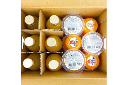 売り切れ『美浜町』 有田産きよみジュース6本とみかんゼリー12個セット