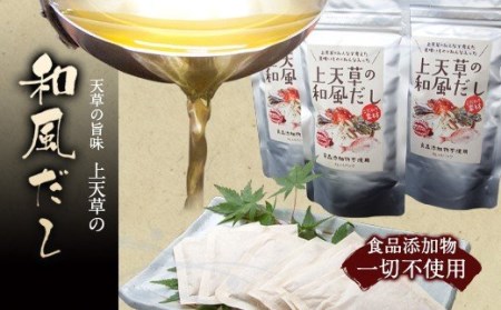 ＜ R8年熊本地震復興支援 ＞【天草の旨味】上天草の和風だし【添加物不使用】5点セット