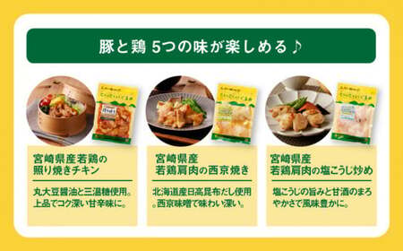 【2週間以内発送】宮崎県産豚・鶏を使用 ChaChatぐるめ15個バラエティセット_K16_0040_4