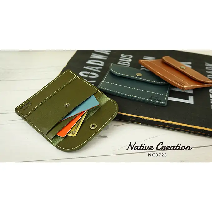Native Creation カードケース NC3726 全8色 栃木レザー【納期1～3カ月】 雑貨 日用品 ファッション小物  【BROWN】