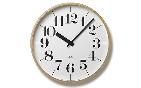 RIKI CLOCK/（WR-0401L） Lemnos レムノス 時計 インテリア  FAD-0373