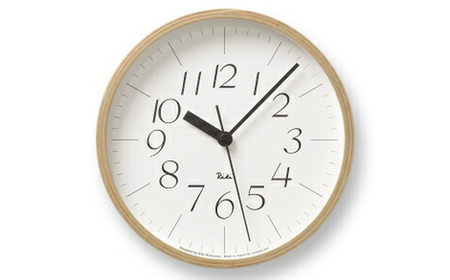 掛け時計 時計 RIKI CLOCK WR-0312S Lemnos FAD-0370