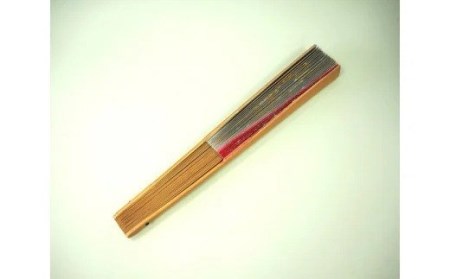 【黒色】伝統工芸士が手加工 金銀砂子細工加飾扇子 ／ 手づくり 和雑貨