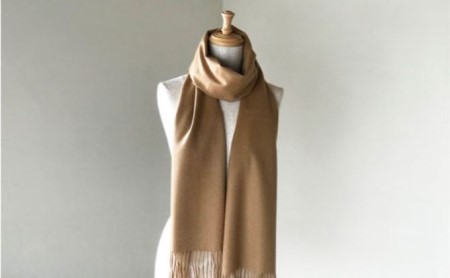 至高の逸品：匠職人作最高級ベビーカシミヤ100％マフラー RF266-NT【ファッション小物・マフラー】