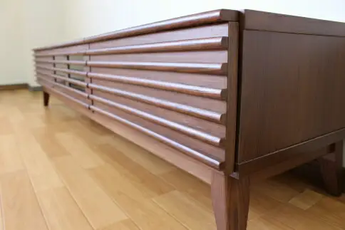 【開梱・設置】アゼル 150cm テレビボード（ブラウン）　AX002