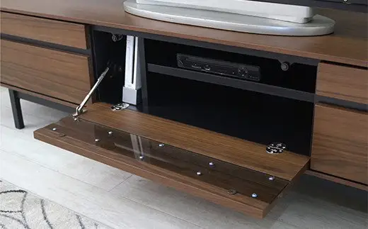 【開梱・設置】ロゼッタ 150cm テレビボード（ウォールナット）　AX050