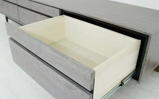 【開梱・設置】ロゼッタ 180cm テレビボード（グレーC-106）　AX062