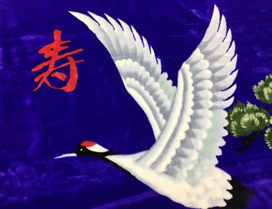 アクリル マイヤー毛布2.6kg シングル 寿鶴 1枚 (合わせ毛布)MA20－702[1016]