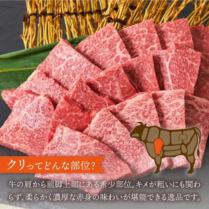 【脂身少なめ赤身】 A4 A5 佐賀牛 クリ 焼肉用 400g[FAY037]
