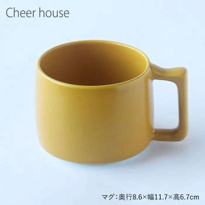 【波佐見焼】Cheerful 角 プレート イエロー 4点セット 食器 皿 【Cheer house】 [AC20]  波佐見焼