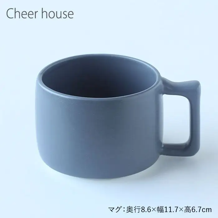 【波佐見焼】Cheerful 角 プレート グレー 4点セット 食器 皿 【Cheer house】 [AC25]  波佐見焼