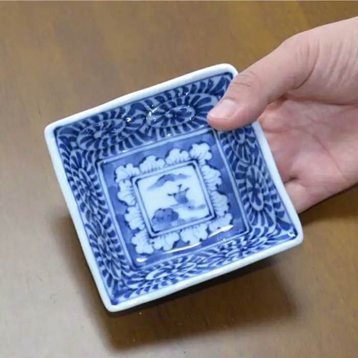【波佐見焼】和波佐見紋 絵変わり十二種 小皿 小鉢 揃え 各五枚ずつ 食器 皿 【福田陶器店】 [PA27] 波佐見焼