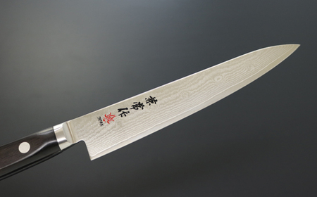 H62-01 兼常作 33層ダマスカス ペティナイフ 150mm 木鞘付 VG-10 ステンレス フルタング 持ち運びに便利 関の刃物 海外でも人気 KC-104～