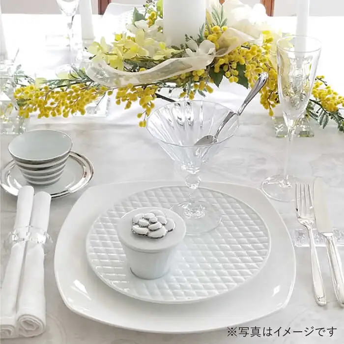 【波佐見焼】カメリア アミューズカップ（L）2個セット（プラチナ） 食器 皿 【丹心窯】 [AB25]  波佐見焼