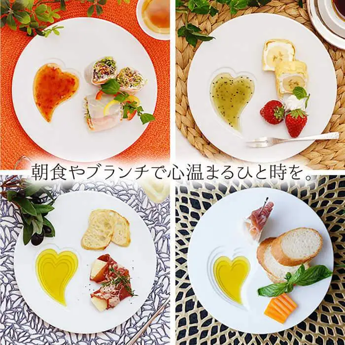 【波佐見焼】ハートフルシリーズ プレート ミニボウル ペアセット 食器 皿 【丹心窯】 [AB30] 波佐見焼