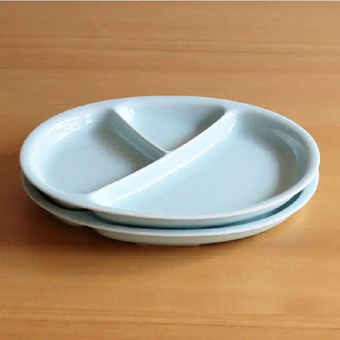 【白山陶器】【仕切り皿】Yトレイ(大) ミント 2枚セット 食器 皿 【波佐見焼】 [TA97] 波佐見焼