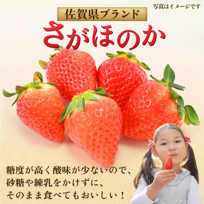 【先行予約・27年1月以降順次発送】さがほのか平パック4P（約1kg） |いちご 佐賀県産 佐賀県 イチゴ パック| 吉野ヶ里町/リエンサーク [FCC002]
