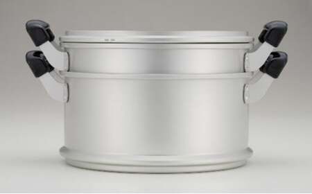 蒸し器 ガス火用 ゆうげ紀行蒸し器セット 22cm 両手鍋 セット 蓋 蓋付き せいろ 蒸し料理 アルミ製 北陸アルミ 北陸アルミニウム 日本製 調理器具 キッチン用品 日用品 富山県 雑貨 なべ  FAD-0485
