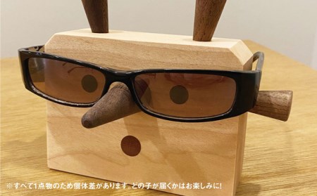 飛騨の匠の眼鏡スタンド ツノツノ メガネ めがね インテリア[EW004]