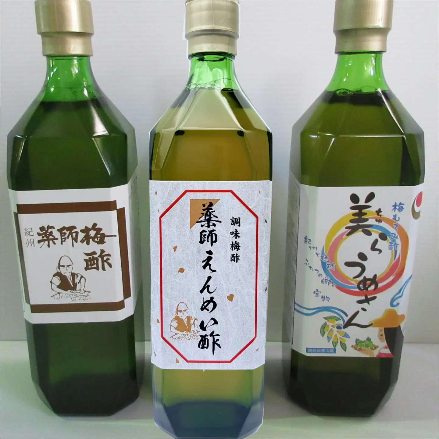【0648-3】薬師梅酢、薬師延命酢、美らうめさん　各１本