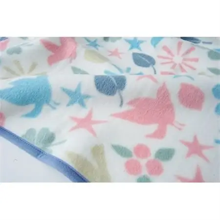 nordic+japan　ベビー毛布 70×100cm トリ【1140102】