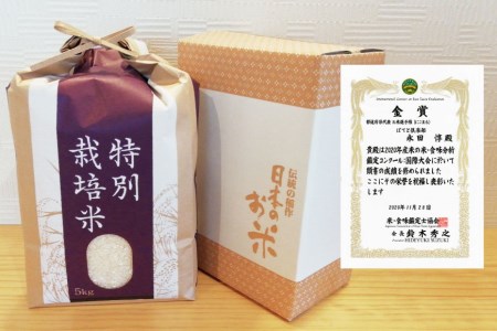第22回コンクール金賞受賞！ 令和6年産 特別栽培米 にこまる 精米 5kg [ぽてと倶楽部 長崎県 雲仙市 item1807] 米 お米 こめ コメ 特別栽培