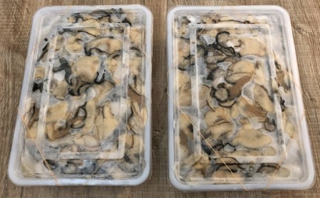牡蠣 北海道サロマ湖産 むき身 加熱用 牡蠣【2kg(1kg×2)】