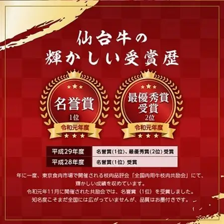 【A5ランク仙台牛】牛肉の切り落とし 合計1.8kg(300g×6) 小分けで使い勝手も◎【配送不可地域：離島】【1206299】