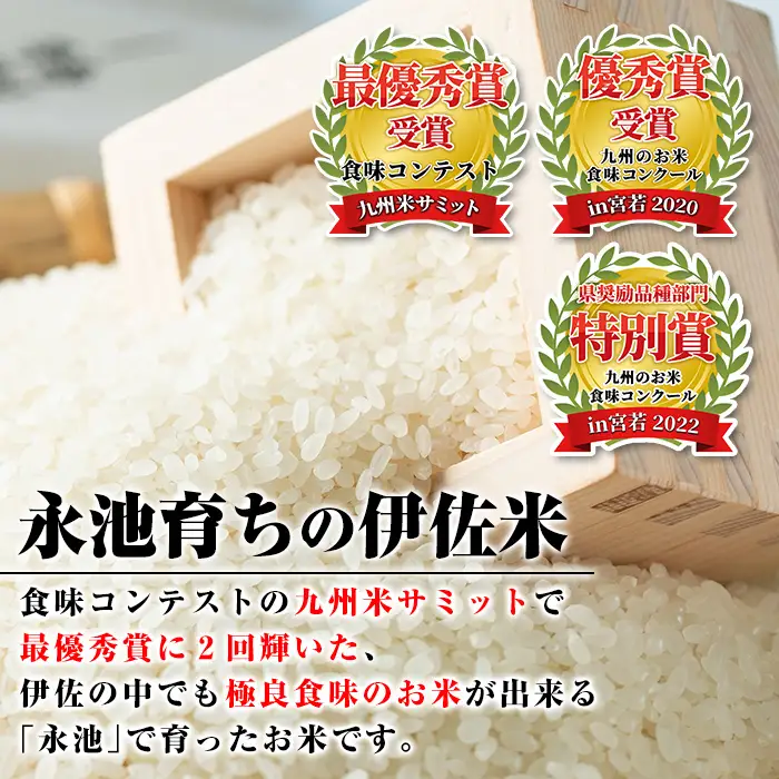 C0-09 【定期便】令和8年産 新米 特別栽培米 伊佐米永池ひのひかり(計18kg・3kg×6ヶ月) 伊佐市 永池 新米 お米 米 白米 精米 伊佐米 食味コンテスト 最優秀賞受賞 ヒノヒカリ 【エコファーム永池】