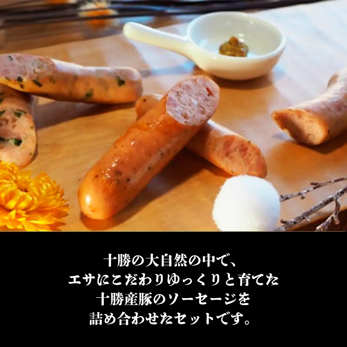 十勝の3種ソーセージセット SKD001 【 人気  ランキング  行者にんにく　 北海道  送料無料 】