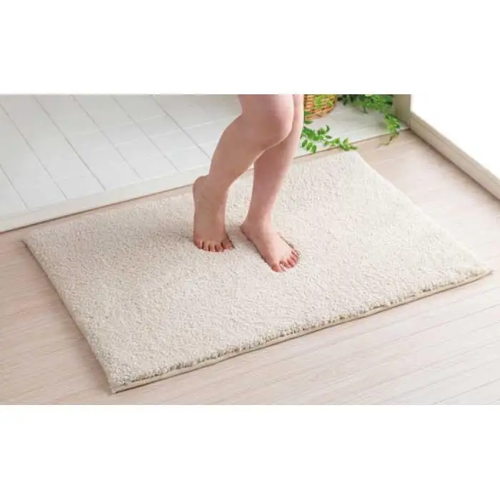 思わず頬ずりしたくなるバスマット プレミアム60x90ｃｍ　ベージュ