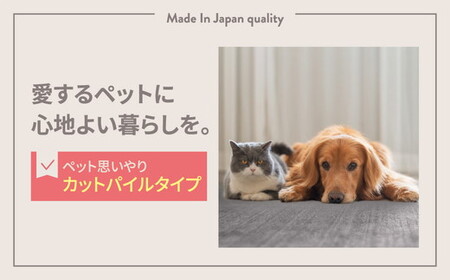 日本製 カーペット 正方形 4.5帖 約261×261cm ブラック 1枚 600017645型｜インテリアラグ フリーカット 絨毯 リノベーション 引っ越し 新生活  フローリング 傷つきにくい 機能加工 大阪 泉大津[1106]