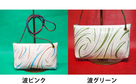 ポシェット 姫路革 牛革 手描き 民芸品 ポシェット 小花