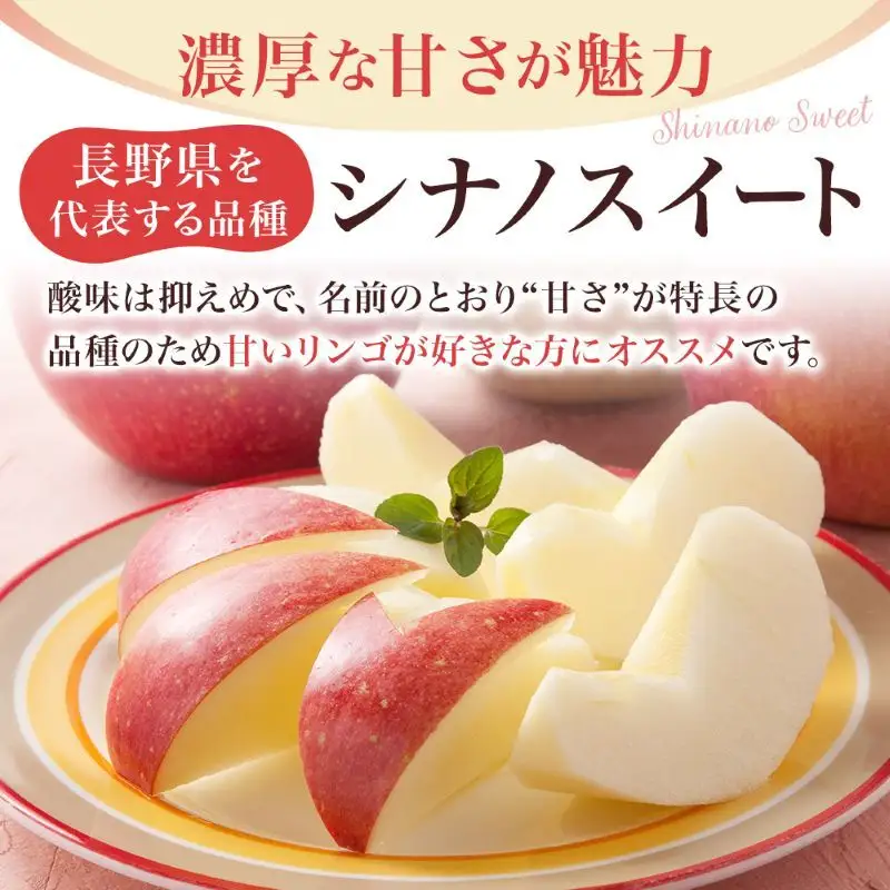 りんご シナノスイート 秀品 約5kg 12～20玉入 リンゴ
