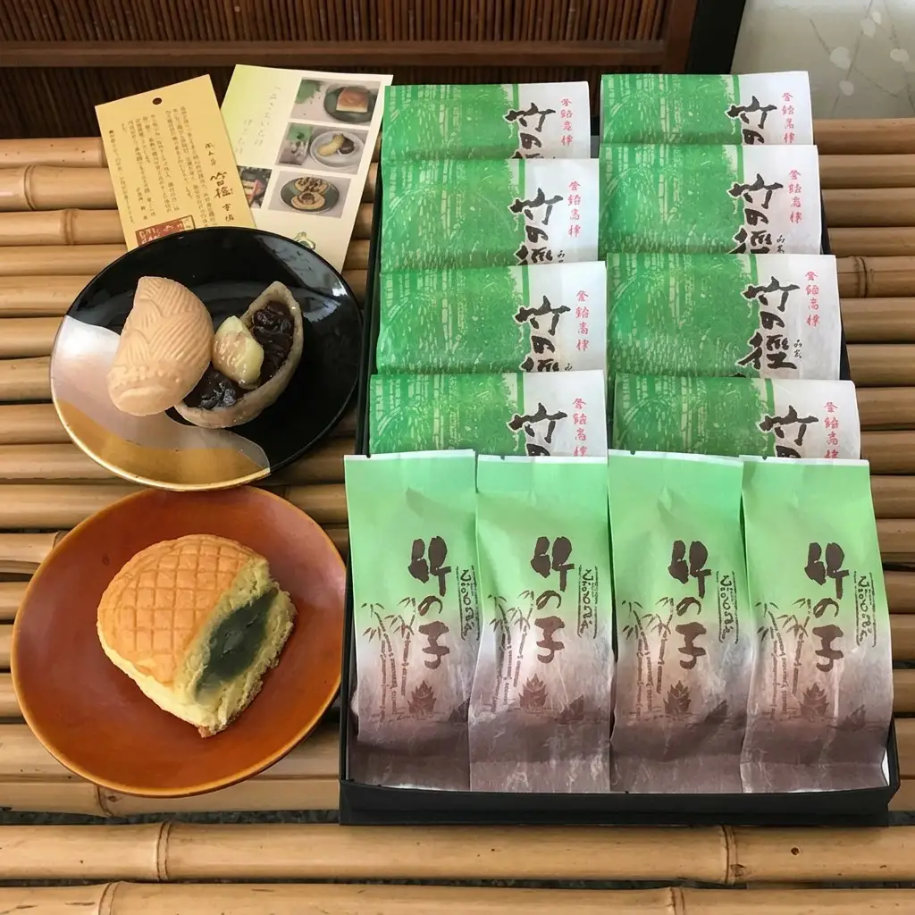 乙訓竹の子もなか 8個 乙訓竹の子 4個詰め合わせ もなか