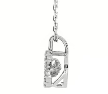 ダンシングストーンダイヤペンダント(ネックレス) 【mine】プラチナ・0.05ct シンプル(FTW-2512)