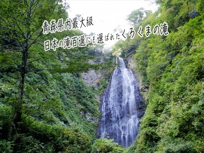 青森県鰺ヶ沢町 観光タクシープラン「赤石渓流とくろくまの滝コース」 チケット 