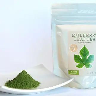 桑の葉茶 (マルベリーリーフティー) 粉末タイプ 「パウダー 60g×1袋」 『T`s Herb』 お茶 茶 ティー ノンカフェイン 山形県 南陽市 [926]