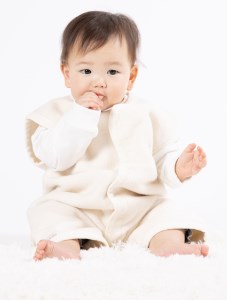 綿毛布スリーパー (Mサイズ) オーガニック綿使用 2way仕様で暖か 毛布の町 (泉大津産)｜ ベビー キッズ N sleeper-organic [2438]