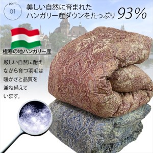 羽毛布団 シングル ハンガリー産WDD93% 1.3kg入り ピンク 1枚 N-RV-2025SPI[1214]