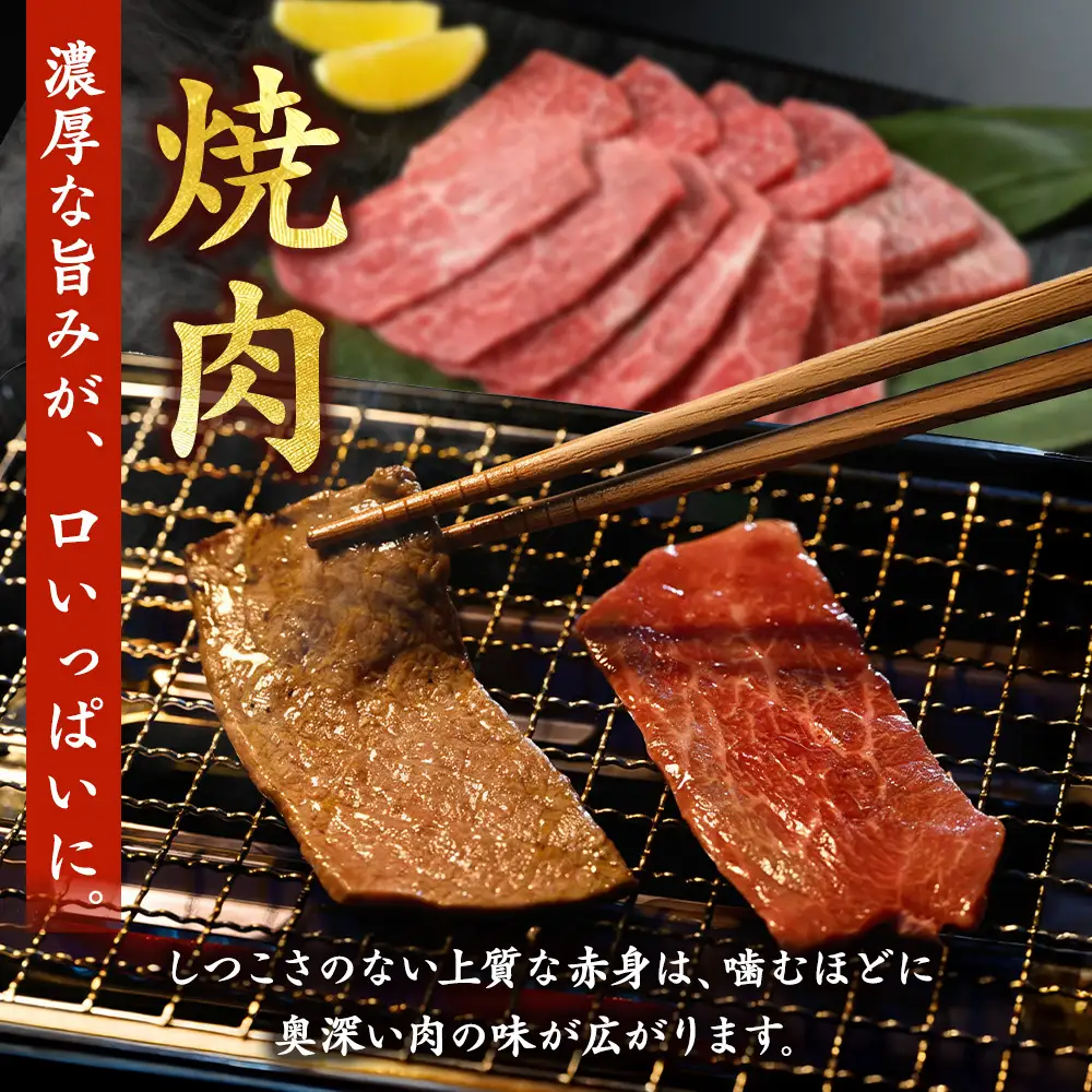 亀岡牛 赤身焼肉 300g 訳あり焼肉