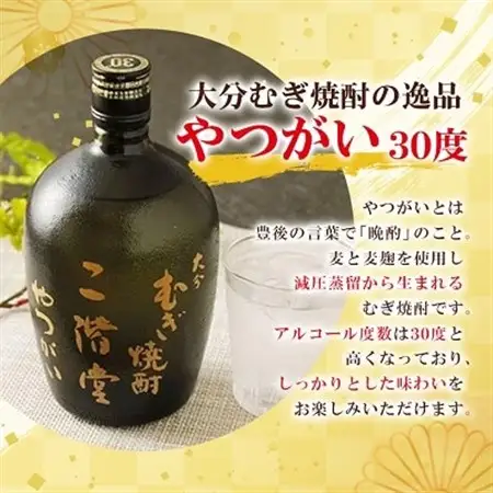 大分むぎ焼酎 二階堂 吉四六 瓶・豊後路・やつがい飲み比べセット(A) AG17_大分むぎ焼酎 二階堂 麦焼酎 焼酎 酒 まとめ買い 飲み比べ_【1078140】